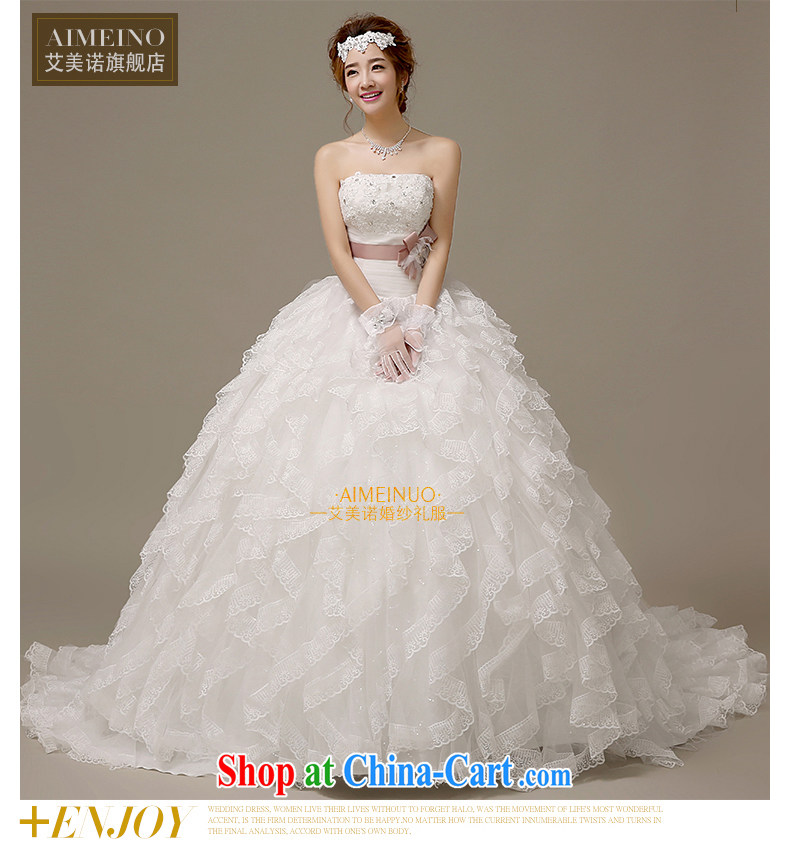 The United States, wedding dresses 2015 new Korean lace take off chest ribbon parquet drill flowers marriages binding beauty with a small tail H - 59 white XL pictures, price, brand platters! Elections are good character, the national distribution, so why buy now enjoy more preferential! Health