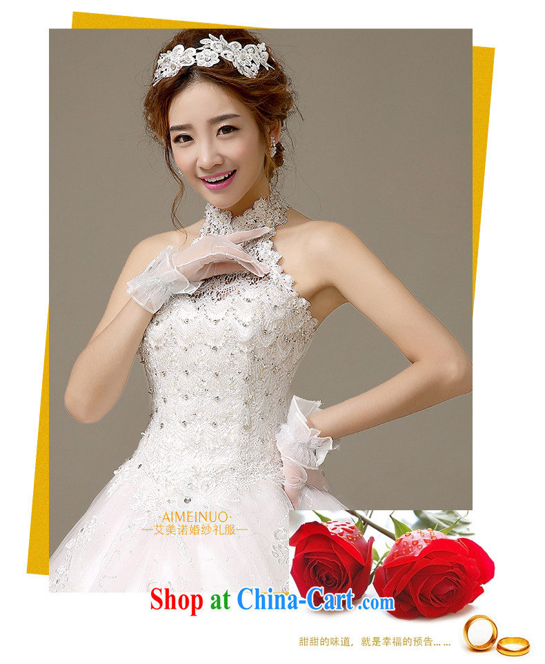 The United States, wedding dresses 2015 new stylish Korean version is also lace beaded bridal wedding beauty tied with small tail H - 61 white XL pictures, price, brand platters! Elections are good character, the national distribution, so why buy now enjoy more preferential! Health