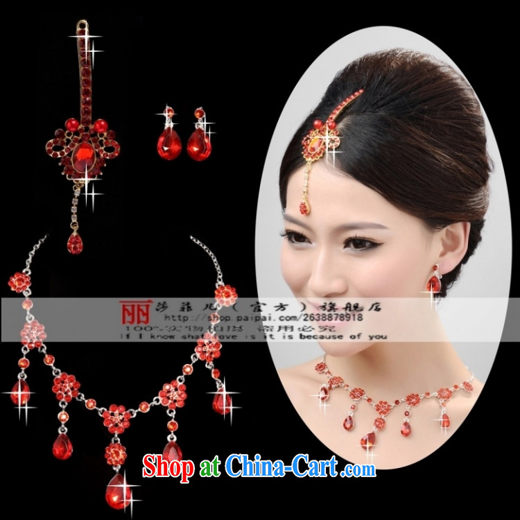 Jewelry water drill dress Crown necklace earrings 3-Piece Crown hair accessories red bridal headdress XL 006 pictures, price, brand platters! Elections are good character, the national distribution, so why buy now enjoy more preferential! Health