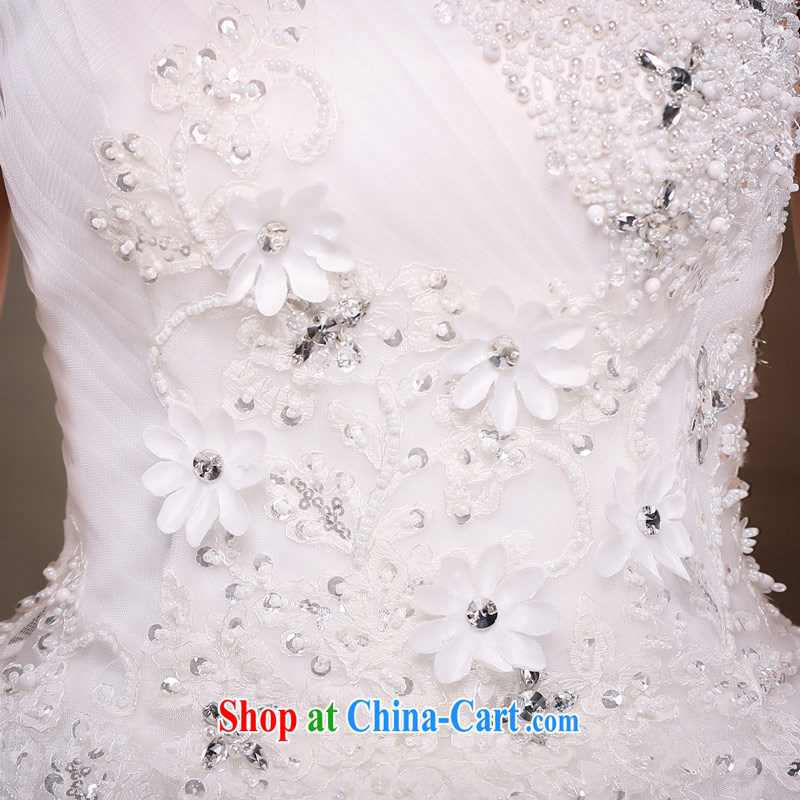 Love Life 2015 wedding dresses new Korean-style wedding dresses bridal wiped his chest female inserts drill cultivating larger pregnant women wedding dresses women XXL, love life, and shopping on the Internet