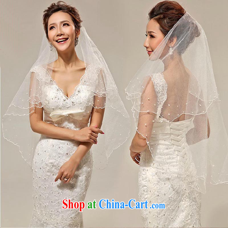 Flower Angel Cayman upscale Korean version and legal marriages wedding dresses beads and yarn 1.5 M, flower Angel (DUOQIMAN), and shopping on the Internet