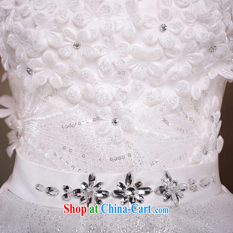 love this life is the bare chest wedding dresses video thin flowers wood drill pregnant women bridal wedding dresses with straps, white XXL, love life, and shopping on the Internet