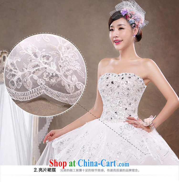 Love Life 2015 new Korean tie with bare chest lace wedding dresses larger wedding dress girls white XXL pictures, price, brand platters! Elections are good character, the national distribution, so why buy now enjoy more preferential! Health