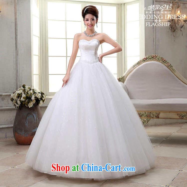 Love Life 2015 new Korean-style with bare chest larger water drilling wedding retro Princess pregnant graphics thin wedding dress girls white XXL pictures, price, brand platters! Elections are good character, the national distribution, so why buy now enjoy more preferential! Health