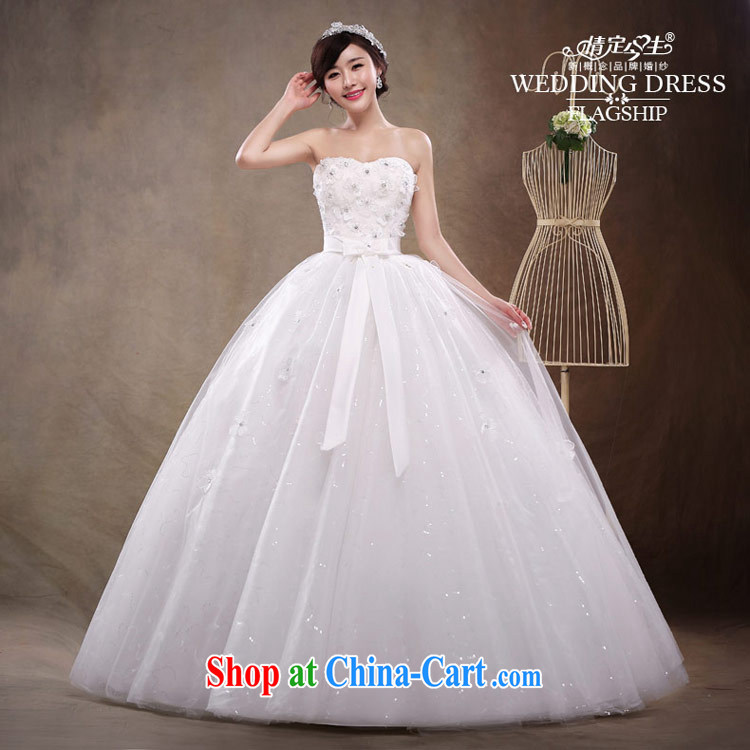 Love Life new 2015 diamond jewelry erase chest Korean bridal wedding dresses with straps Bow Tie wedding dress girls white XXL pictures, price, brand platters! Elections are good character, the national distribution, so why buy now enjoy more preferential! Health