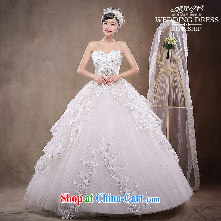 Love Life 2015 new Korean-style Korean bridal wiped chest strap lace wedding dresses retro with wedding dress girls white XXL pictures, price, brand platters! Elections are good character, the national distribution, so why buy now enjoy more preferential! Health