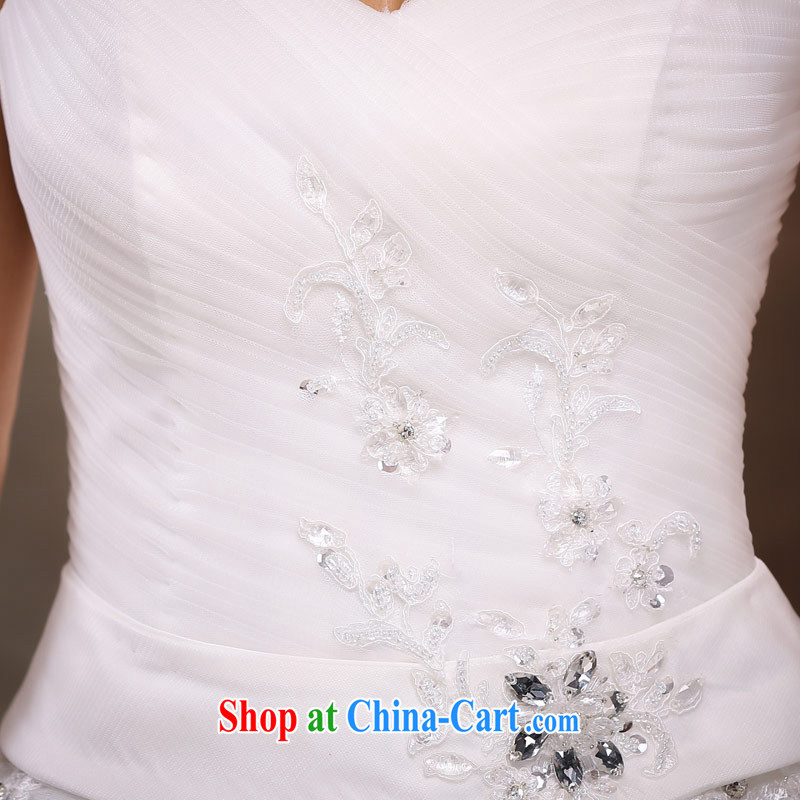 Love Life 2015 new Korean pregnant women wedding bridal autumn and winter wiped chest parquet drill with wedding dress girls white XXL, love life, and shopping on the Internet