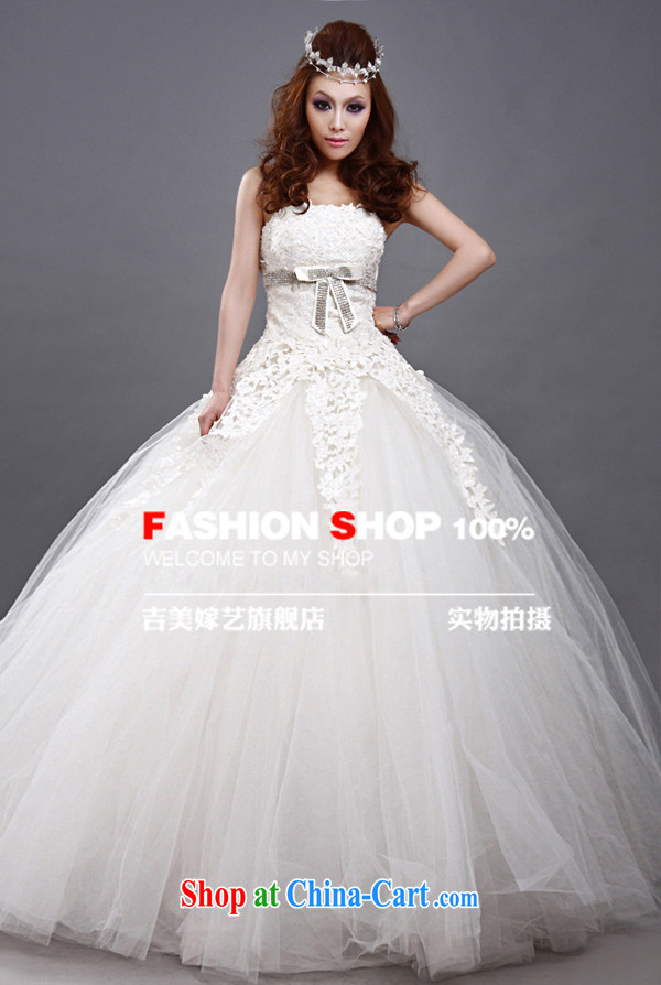 wedding dresses Jimmy married arts 2015 new erase chest Korean shaggy dress with graphics thin HS 180 bridal wedding white XXXL pictures, price, brand platters! Elections are good character, the national distribution, so why buy now enjoy more preferential! Health