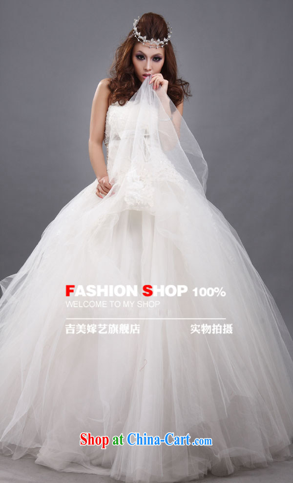 wedding dresses Jimmy married arts 2015 new erase chest Korean shaggy dress with graphics thin HS 180 bridal wedding white XXXL pictures, price, brand platters! Elections are good character, the national distribution, so why buy now enjoy more preferential! Health