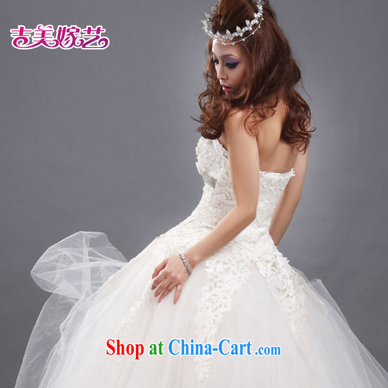 wedding dresses, marry us performing arts 2015 new erase chest Korean version shaggy dress with graphics thin HS 180 bridal wedding white XXXL, Jimmy married arts, shopping on the Internet