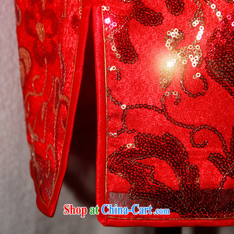 ruyi, 2014 new Chinese bridal gown embroidery, lace red toast clothing dresses 2097 2097 red XXL sporting, wind, shopping on the Internet
