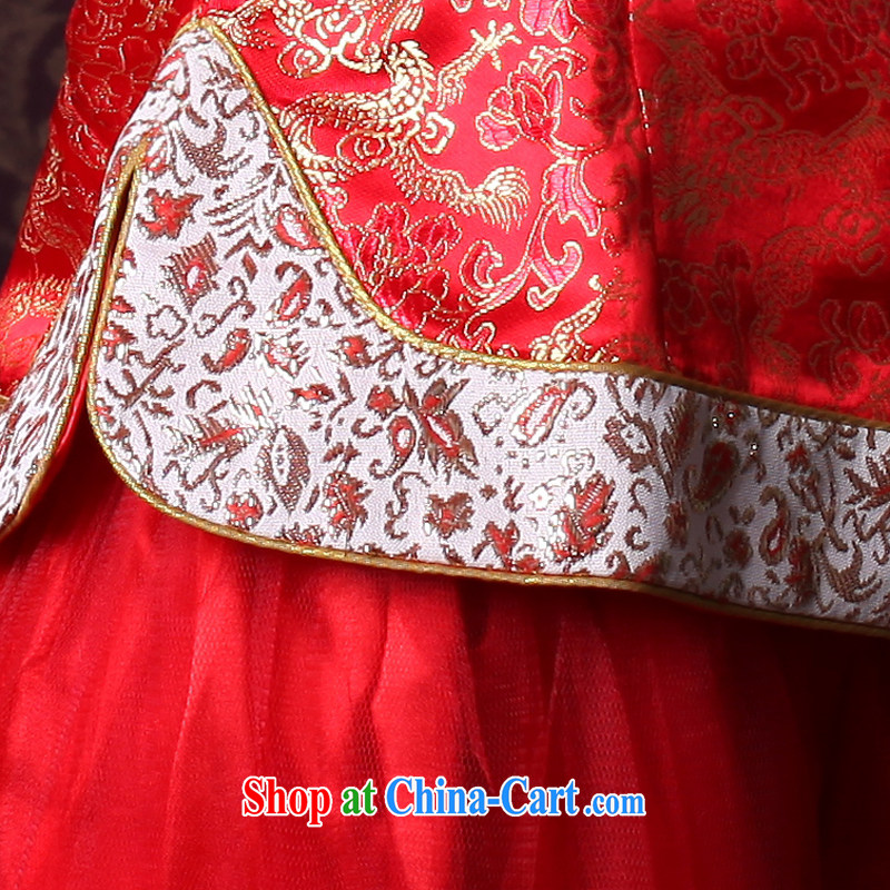 2014 new autumn and winter clothes wedding dress red traditional cuff wedding bridal dresses bows service 2146 21,467 sub-cuff XL sporting, wind, shopping on the Internet