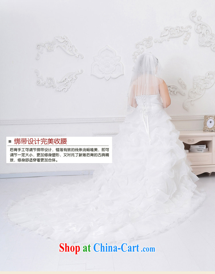 Moon 珪 guijin 2013 new wedding dresses larger wedding lace tail beaded wedding BHS 51m White M white tail XXL scheduled 3 Days from Suzhou shipping pictures, price, brand platters! Elections are good character, the national distribution, so why buy now enjoy more preferential! Health
