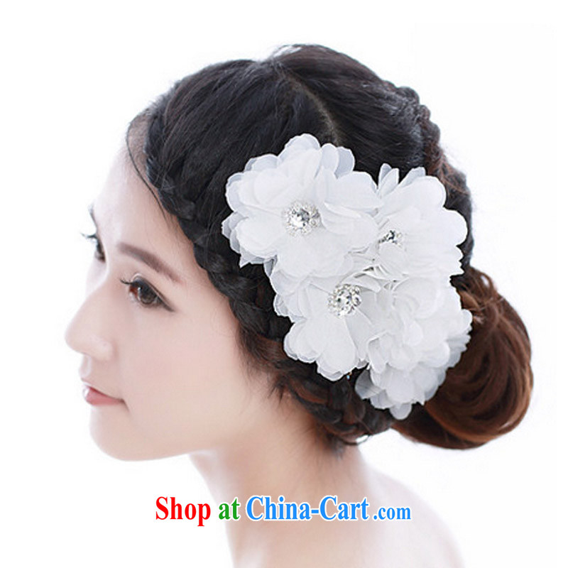 MSLover incense floating Jasmine flower smile and bride-kuen yarn three-dimensional flowers wood drill crystal and take manual head-dress HA in 131,004 (4 only) The red, and Elizabeth (MSLOVER), shopping on the Internet