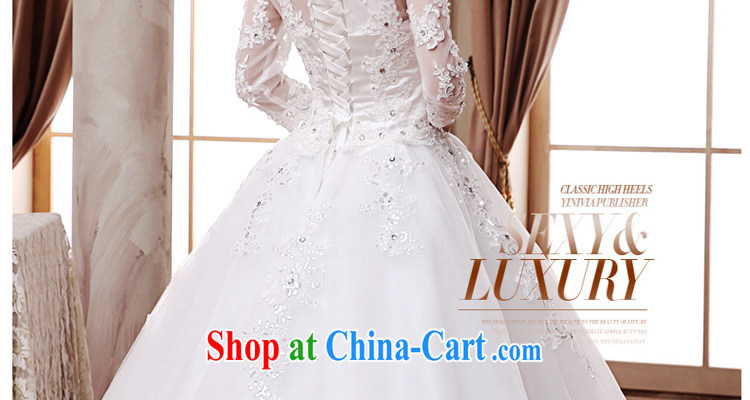 Honey, bride wedding dresses 2015 new, long-sleeved Palace antique lace larger graphics thin pregnant Princess Korean custom marriages by go white with XL pictures, price, brand platters! Elections are good character, the national distribution, so why buy now enjoy more preferential! Health