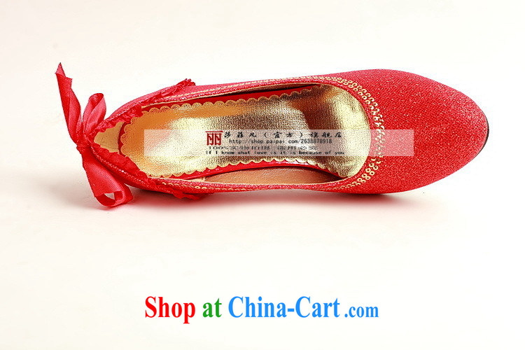 Red Gold with wedding shoes bridal wedding shoes dress shoes women shoes 2014 new hot red 8 pictures, price, brand platters! Elections are good character, the national distribution, so why buy now enjoy more preferential! Health