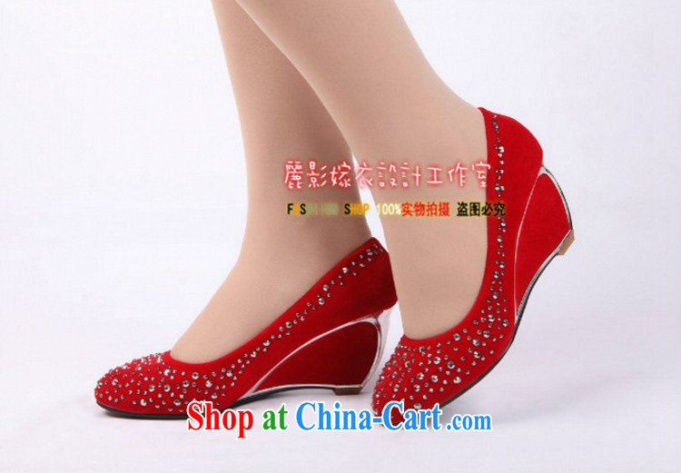Wedding shoes wedding shoes shoes dresses red wedding shoes drill bridal wedding shoes with slope HX 9 045 pictures, price, brand platters! Elections are good character, the national distribution, so why buy now enjoy more preferential! Health