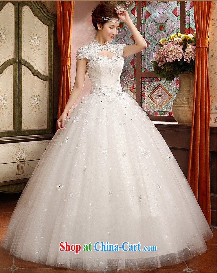 7 color 7 tone Korean version 2015 new lace with back exposed, for package shoulder a shoulder bridal wedding dresses H 039 white tailored (final) pictures, price, brand platters! Elections are good character, the national distribution, so why buy now enjoy more preferential! Health