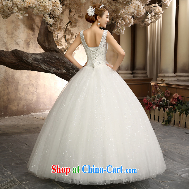 Honey, bride 2015 new wedding dresses V style sweet Princess marriages the code graphics thin straps with wedding white XXL, honey, bride, shopping on the Internet