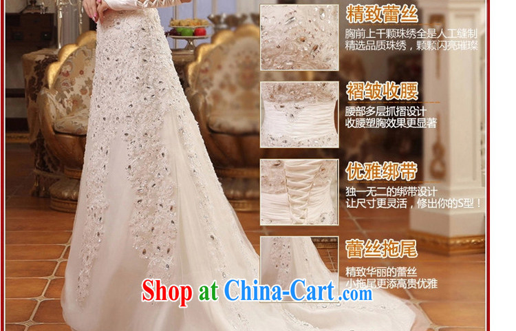 Early definition bridal wedding dresses new 2015 small tail Princess wedding erase chest tail wedding white XXL pictures, price, brand platters! Elections are good character, the national distribution, so why buy now enjoy more preferential! Health