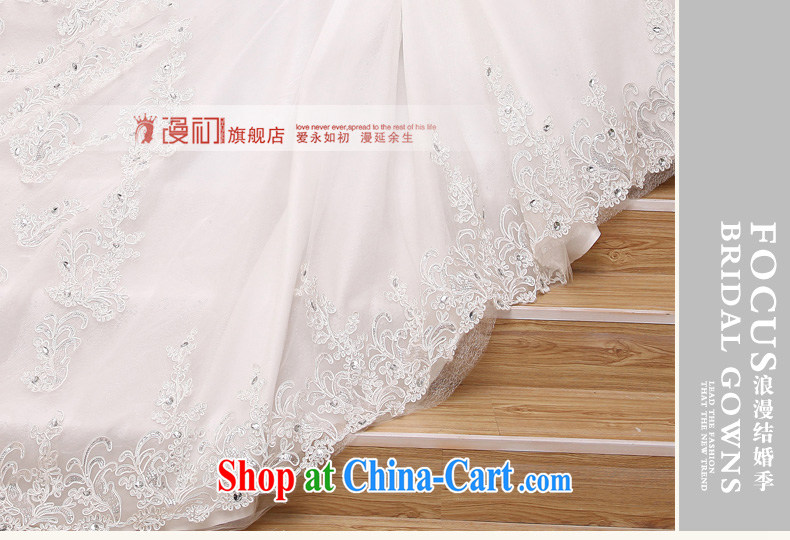 Early definition Deluxe Large tail 2015 new wedding Korean elegant erase chest high water drilling long-tail wedding girls with XXL, pictures, price, brand platters! Elections are good character, the national distribution, so why buy now enjoy more preferential! Health