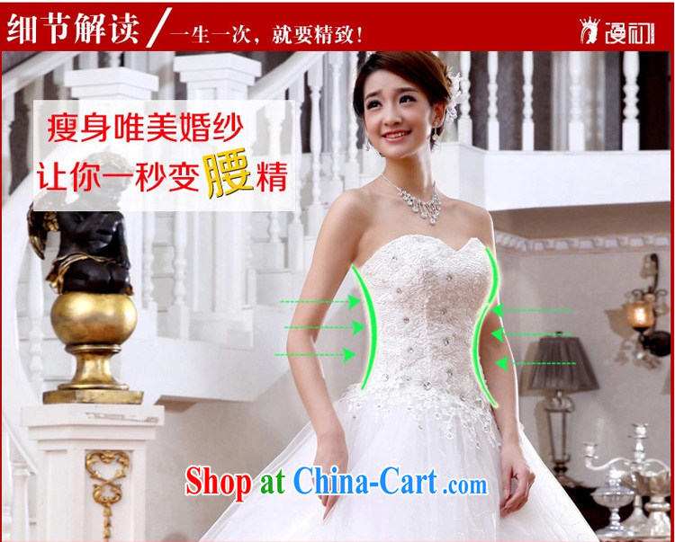 Early spread new 2015 wedding dresses Korean bridal beauty with bare chest beauty graphics thin spring and summer wedding white XXL pictures, price, brand platters! Elections are good character, the national distribution, so why buy now enjoy more preferential! Health