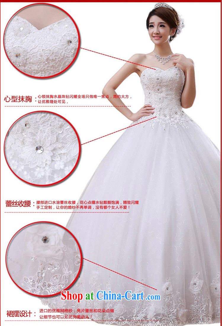Early spread new 2015 wedding dresses Korean bridal beauty with bare chest beauty graphics thin spring and summer wedding white XXL pictures, price, brand platters! Elections are good character, the national distribution, so why buy now enjoy more preferential! Health