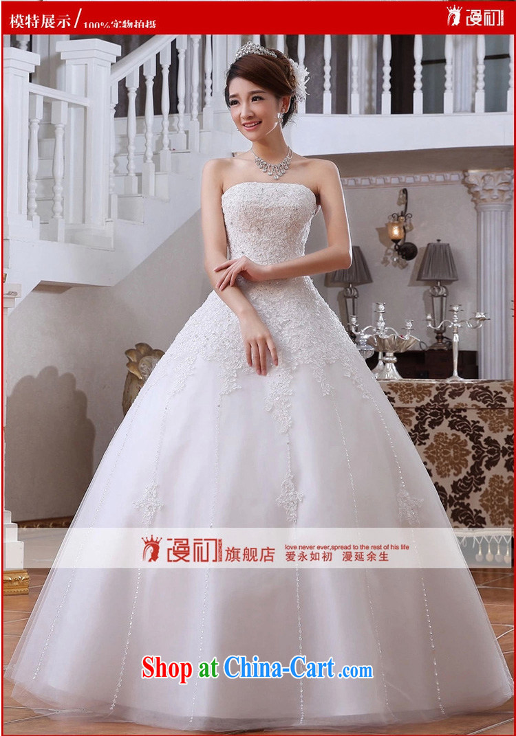 Early definition 2015 new wedding bridal marriage wedding Korean Princess lace wiped his chest to A swing wedding white XXL pictures, price, brand platters! Elections are good character, the national distribution, so why buy now enjoy more preferential! Health