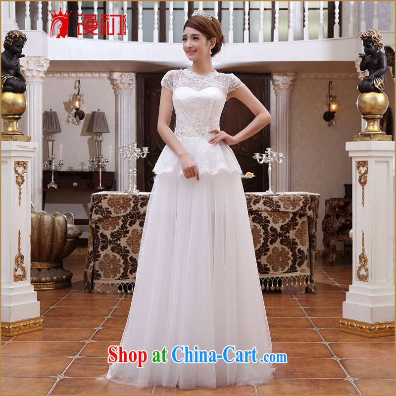 Early definition 2015 new wedding dress two Korean Korean Princess bride removable tail wedding dresses and dragging XXL