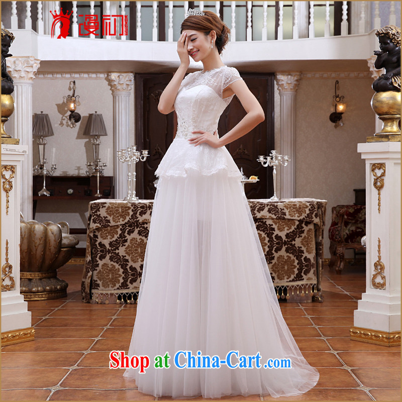 Early definition 2015 new wedding dresses two through Korea, Korean Princess bride removable tail wedding dresses and dragging XXL, diffuse, and shopping on the Internet