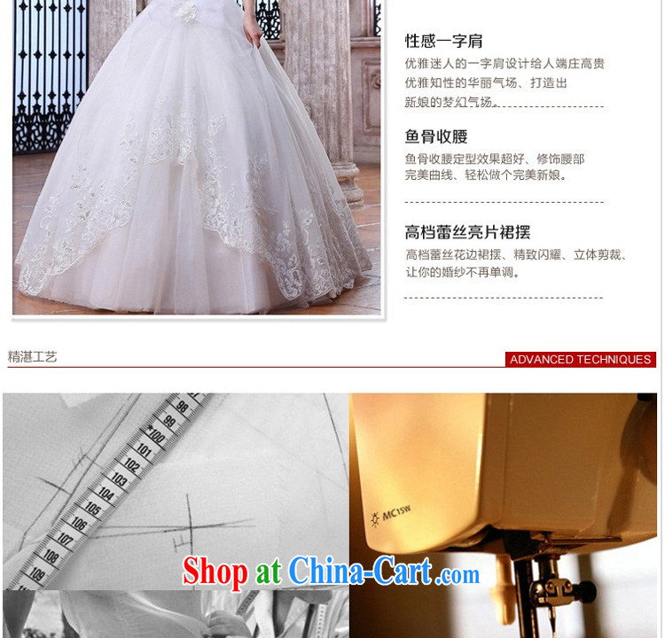 Early spread new 2015 Korean wedding a field in shoulder cuff wedding dresses large ultra-skirts swing wedding white XXL pictures, price, brand platters! Elections are good character, the national distribution, so why buy now enjoy more preferential! Health