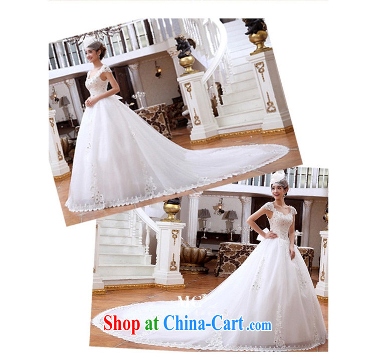 Early spread new 20,151 field shoulder wedding Deluxe Big-tail lace wedding fashion with Korean video thin wedding tail wedding XXL pictures, price, brand platters! Elections are good character, the national distribution, so why buy now enjoy more preferential! Health