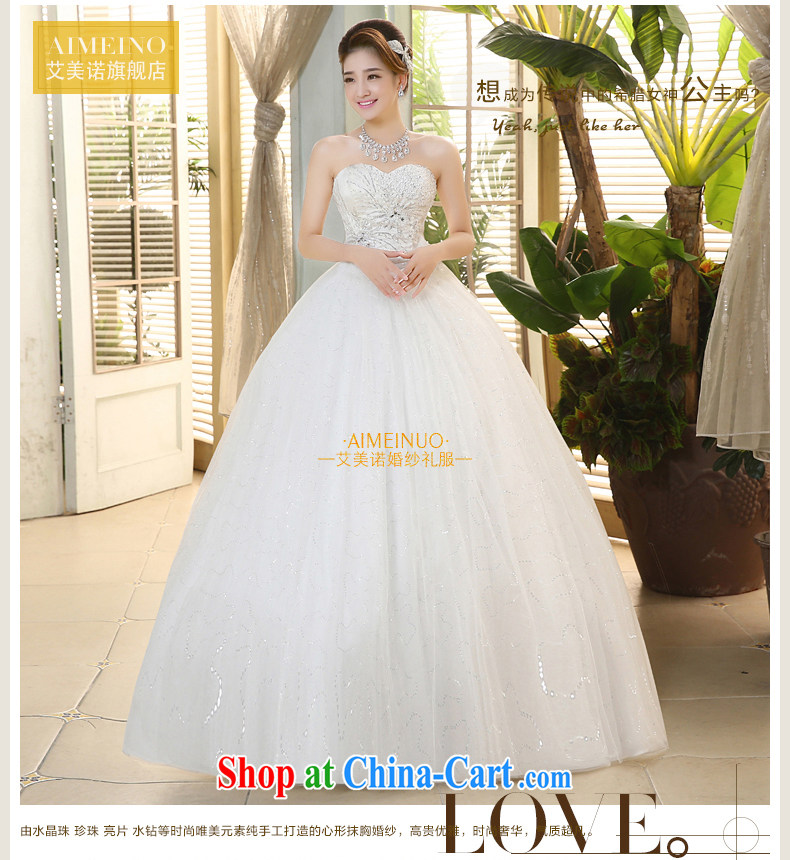 The United States, wedding dresses 2015 spring and summer Korean wood drill heart-shaped bare chest bow-tie strap beauty with Princess yarn H - 68 white XXL waist 2.3 feet pictures, price, brand platters! Elections are good character, the national distribution, so why buy now enjoy more preferential! Health