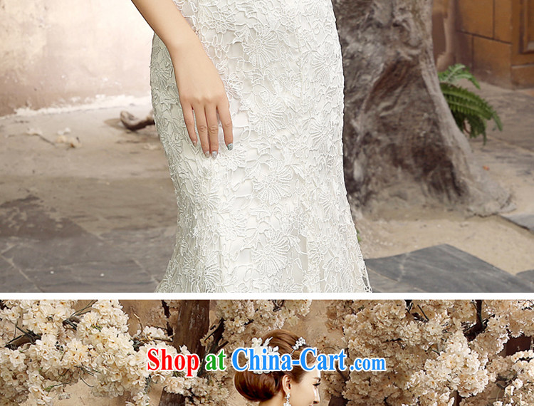Honey, bride wedding dresses 2015 new crowsfoot tail wedding erase chest strap beauty Korean Princess bride retro dress white S pictures, price, brand platters! Elections are good character, the national distribution, so why buy now enjoy more preferential! Health