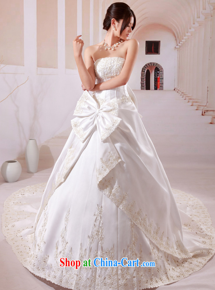 The bride's wedding dresses new Korean-style wedding Korean Princess Mary Magdalene chest long-tail wedding 502 white tail, S pictures, price, brand platters! Elections are good character, the national distribution, so why buy now enjoy more preferential! Health