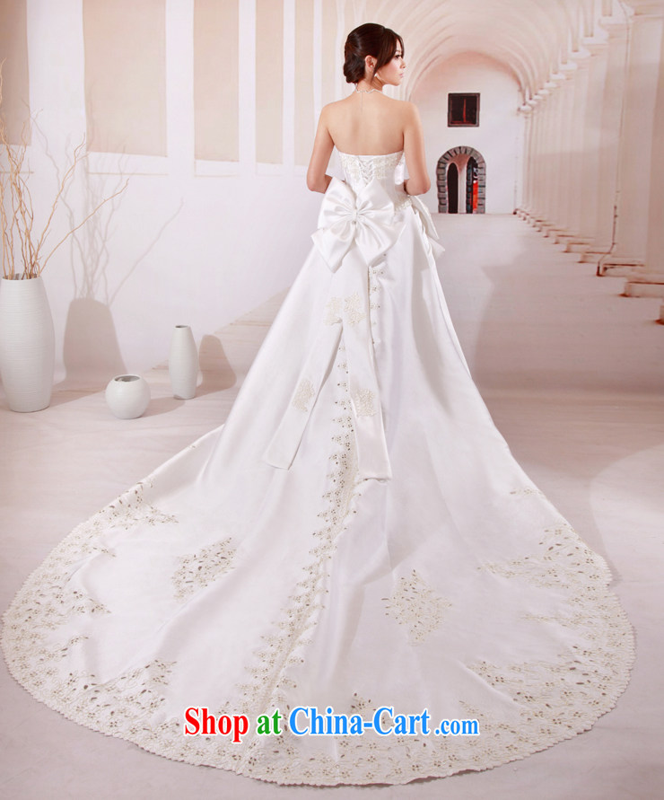 The bride's wedding dresses new Korean-style wedding Korean Princess Mary Magdalene chest long-tail wedding 502 white tail, S pictures, price, brand platters! Elections are good character, the national distribution, so why buy now enjoy more preferential! Health