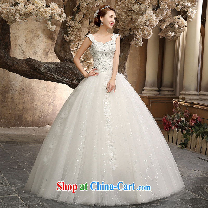 Honey, Bride With wedding dresses fashion 2015 New Dual shoulder straps V collar sexy beauty graphics thin brides home yarn white XXL, honey, bride, shopping on the Internet
