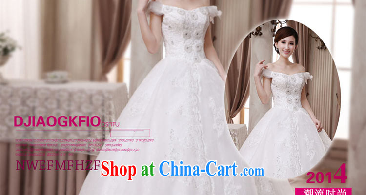 Honey, bride 2015 wedding dresses, new Korean fashion a Field shoulder collar long-sleeved top, Bride with white wedding can be made white XXXL pictures, price, brand platters! Elections are good character, the national distribution, so why buy now enjoy more preferential! Health