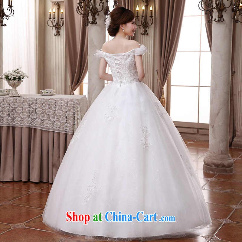 Honey, bride 2015 wedding dresses new Korean fashion a Field shoulder collar long-sleeved sweater, The Bride with white wedding can be made white XXXL, honey, bride, shopping on the Internet