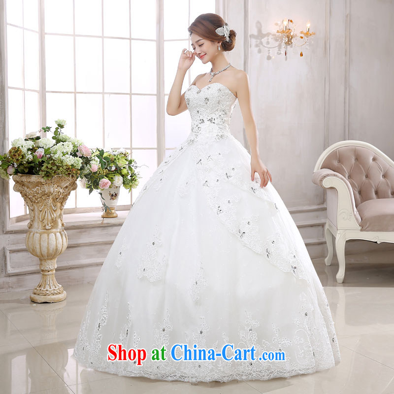 Rain is still Yi marriages 2015 new wedding dresses and stylish high-end atmosphere married Princess yarn graphics thin wiped his chest to HS 873 white M, rain is Yi, and shopping on the Internet