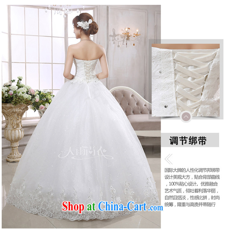 Rain is still clothing bridal wedding dress 2015 new stylish lace bare chest princess and elegant with a strap white wedding HS 875 white XXL pictures, price, brand platters! Elections are good character, the national distribution, so why buy now enjoy more preferential! Health
