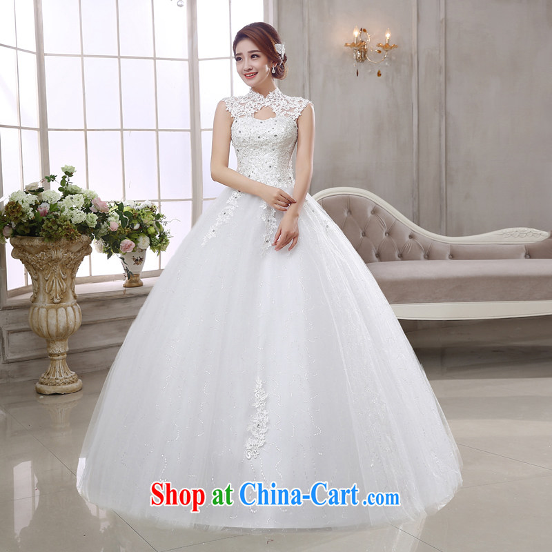 Rain is still clothing bridal wedding dress 2015 new Korean code inserts drill and elegant with a strap attached also lace sexy white wedding HS 877 white L, rain is clothing, and shopping on the Internet