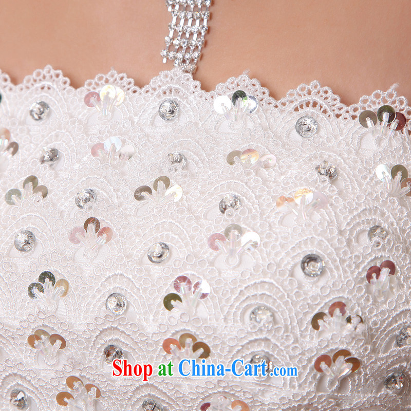 A good service is 2015 new bride high waist bare chest pregnant women wedding dresses Princess thick MM larger custom white 8 XL, good service, and, shopping on the Internet