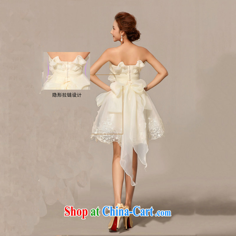 Still, 12,014 new bridesmaid toast dress uniform dress short, Al 00,289 white XXL, there is a , , , shopping on the Internet