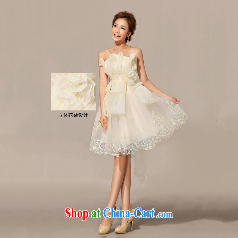 Still, 12,014 new bridesmaid toast dress uniform dress short, Al 00,289 white XXL, there is a , , , shopping on the Internet