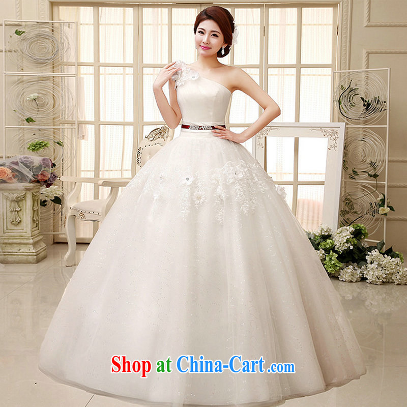 Still, 12,014 new wedding single shoulder shaggy skirt small-xin and stylish manually align with flowers, wedding Al 00,286 white L, still, and that, on-line shopping