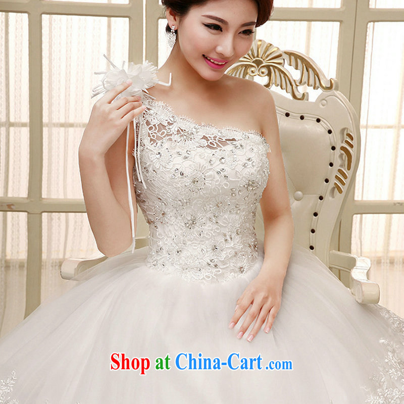 There is a stylish high-end floral wedding sweet bridal lace hand drill for the shoulder wedding Al 00,285 white XXL, it's a, and shopping on the Internet
