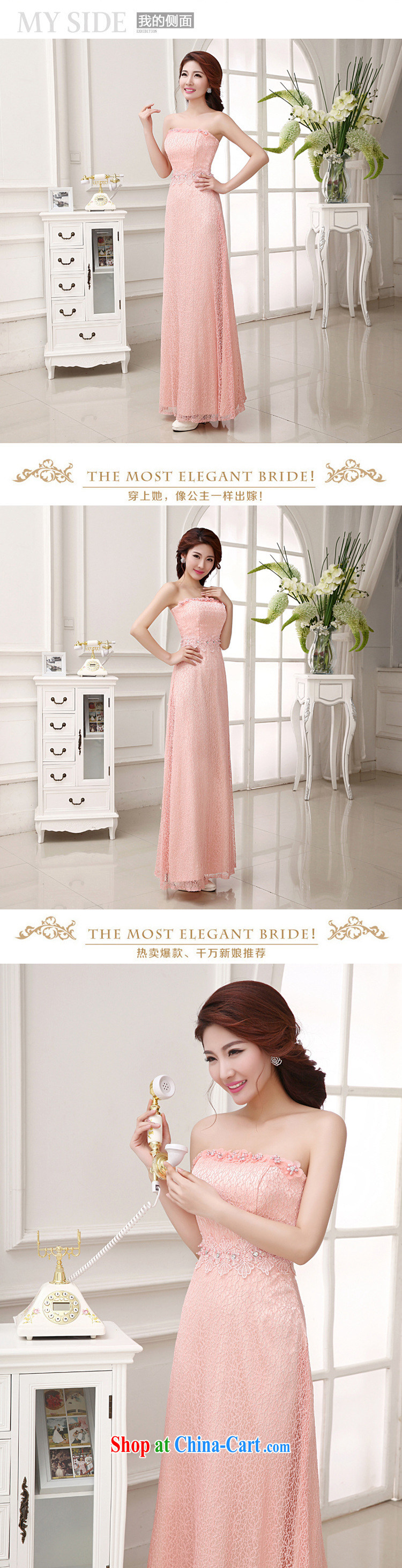Still, 12,014 new wedding dress long toast wiped his chest meat stylish evening dress Al 00,282 pink XXL pictures, price, brand platters! Elections are good character, the national distribution, so why buy now enjoy more preferential! Health