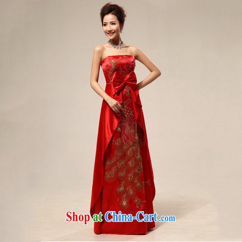 There are 12,014, spring and summer, embroidery peony flowers pregnant women dress uniform toast Al 00,270 red XXL, it's a, and shopping on the Internet