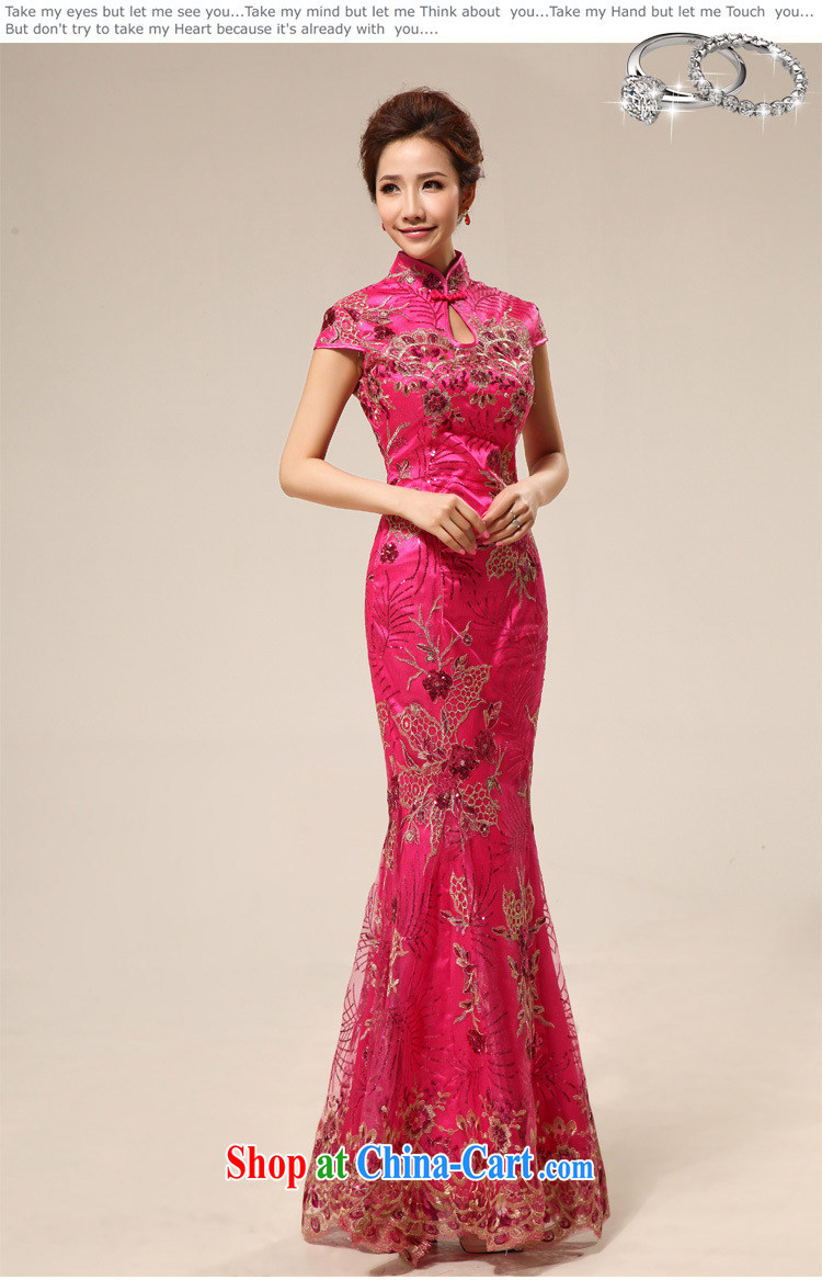 There's a new retro marriage ceremonies improved cheongsam hospitality service cheongsam dress Al of 00,255 red XXL pictures, price, brand platters! Elections are good character, the national distribution, so why buy now enjoy more preferential! Health